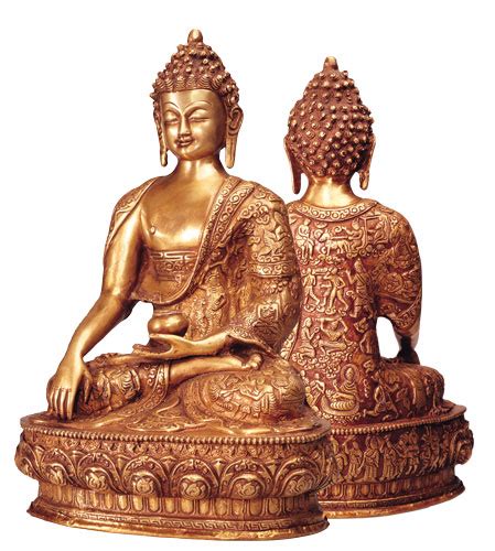 Akshobhya Messing 33 Cm Buddha Statuen Aus Messing Spirital Shop