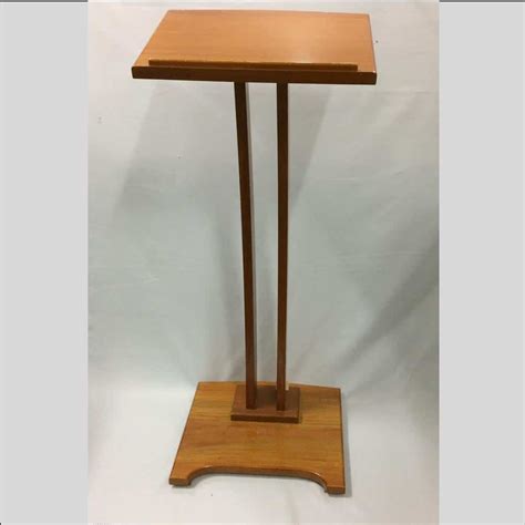 Wooden Lectern Style 2 Light Wood Church Stores