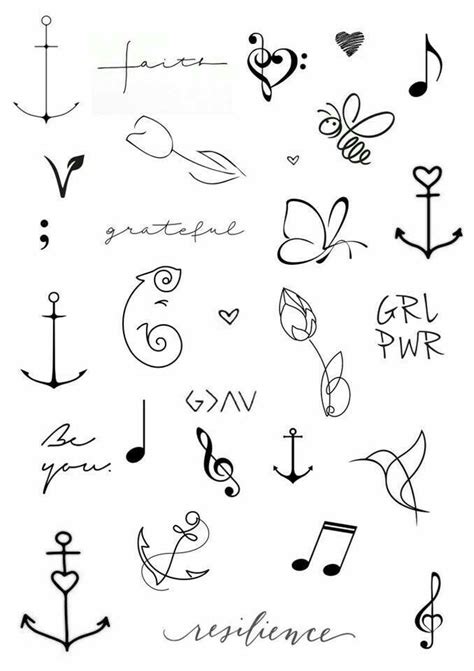 Simple Printable Tattoo Designs