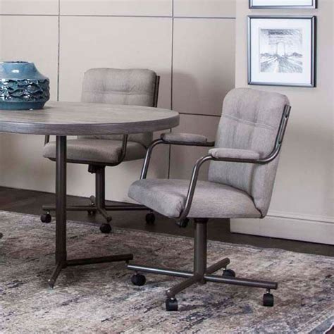 Swivel tilt caster chairs kitchen & dinette chairs. Timber Oval Dining Room Set W/ Swivel Chairs Cramco ...