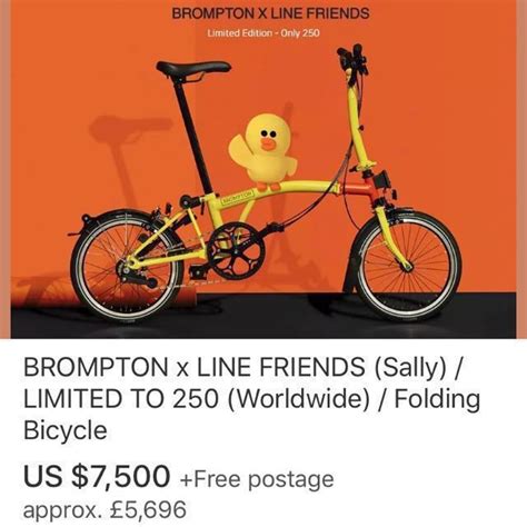 Brompton Sally Limited Edition Sports Equipment Bicycles And Parts Bicycles On Carousell