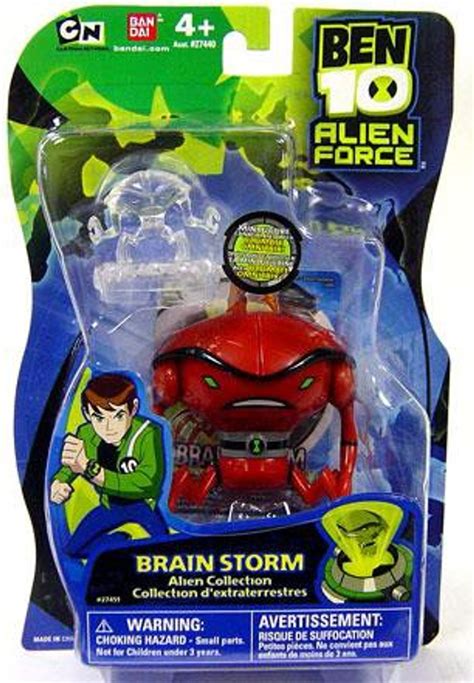 Ben 10 Alien Force Alien Collection Brain Storm 4 Action Figure Bandai