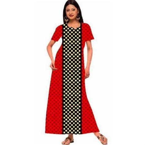 Full Length Printed Cotton Nighty At Rs 175piece In Chennai Id 20052116933