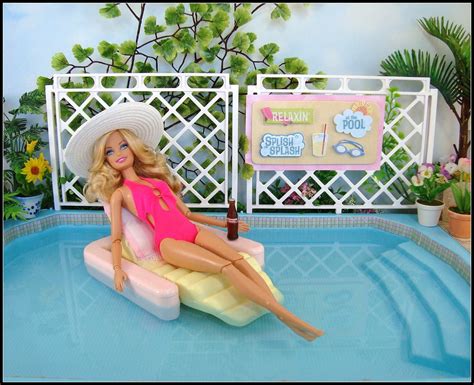 Barbie At The Pool Photo By Debby Emerson Barbie Diorama Barbie My XXX Hot Girl