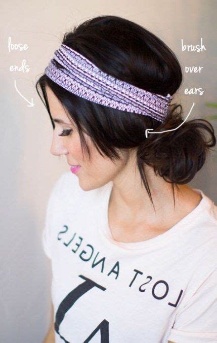 How To Wear Headbands With Long Messy Buns 63 Ideas For 2019