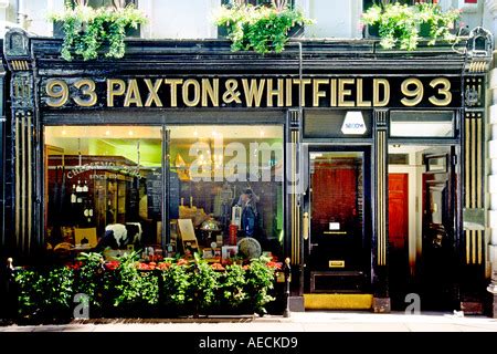 Paxton And Whitfield Cheese Shop In Jermyn Street London England