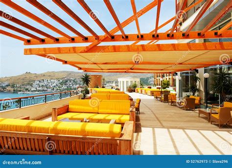 Sea View Terrace Of Luxury Hotel Stock Image Image Of Nature Turkey