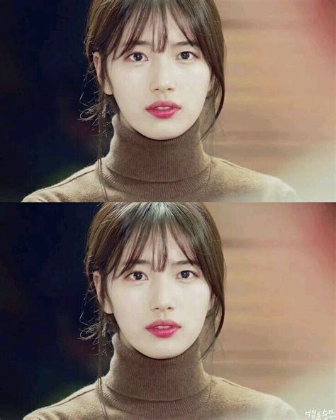Bae Suzy With Images Korean Hairstyle Korean Bangs Hairstyle Korean Bangs