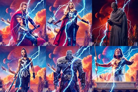 Discover The New Individual Posters Of Thor Love And Thunder Imageantra