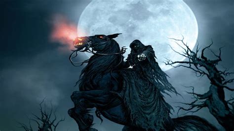 Grim Reaper On Horse Wallpaper Full Hd Dark Fantasy Art Grim Reaper