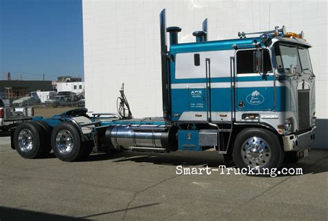 1984 Kenworth Cabover All Polished Up And Ready To Head Out To A Truck