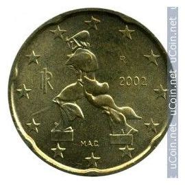 Do you have a france 20 centimes coin? 20 CENTIMES EURO ITALIE 2002 - Numismatique | Rakuten