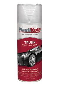 Blue, orange, pink, red, white. Trunk Paint Top Coat:Specialty | PlastiKote Paint Products