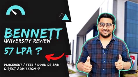 Bennett University Noida Review Admission Placement Fees Jee
