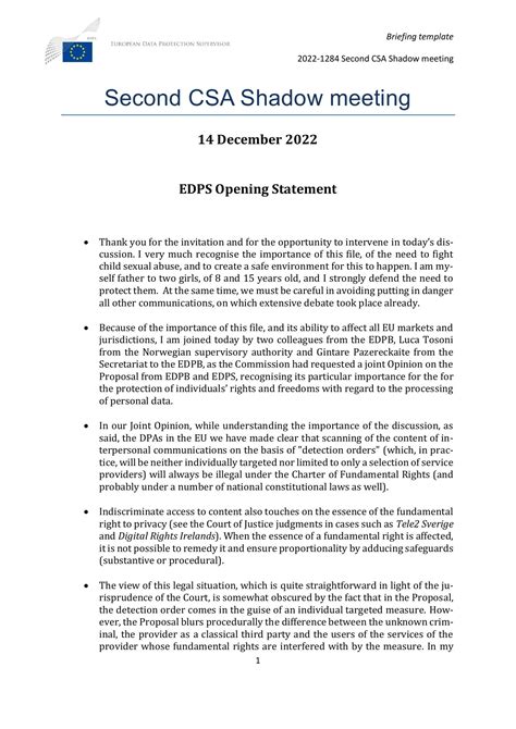 Briefingshadowsedps Opening Statement 1 Pdf Docdroid