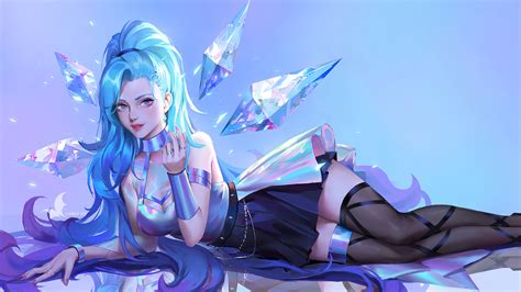 Seraphine Kda All Out Lol League Of Legends Game Art 4k Pc HD