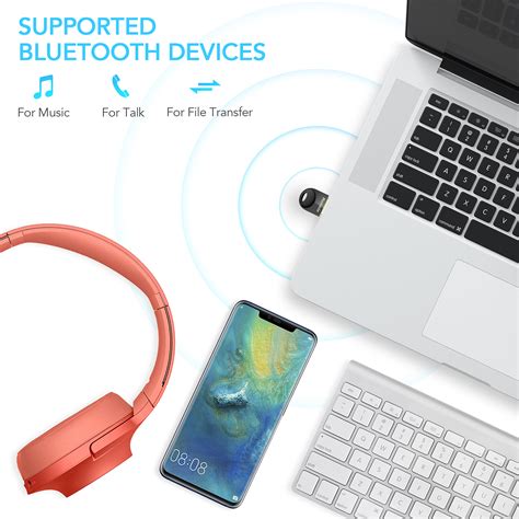 Hommie Bluetooth Usb Dongle Adapter For Pc Plug And Play Bluetooth