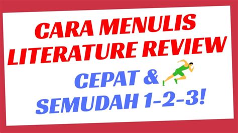 Cara Nak Buat Literature Review