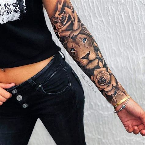 Pin de Douglas Antonio em Decalque Tatuagem braço inteiro feminino