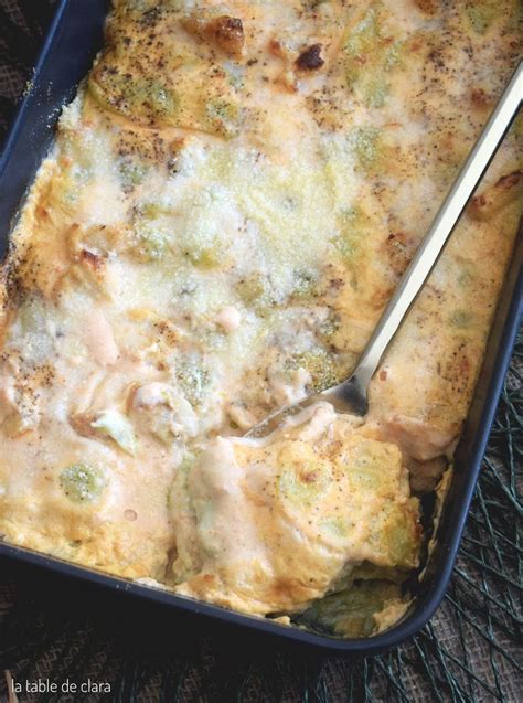 Gratin de ravioles aux St Jacques