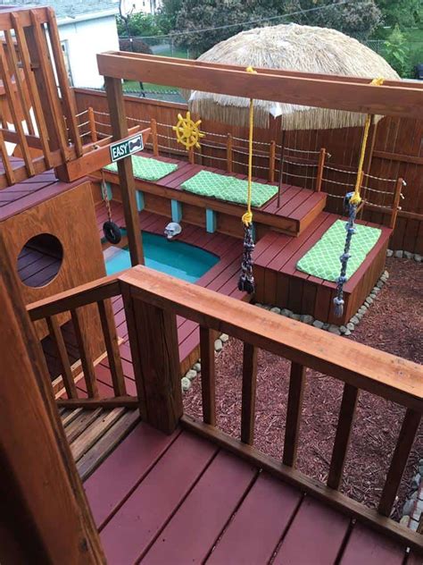 Guy Takes Two Years To Build Incredible 3 Story Backyard