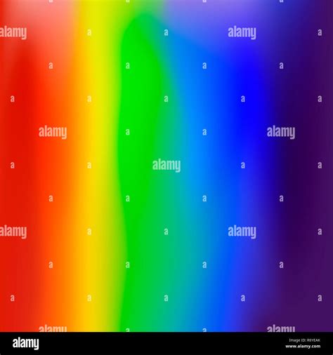 Abstract Blurred Gradient Mesh Background In Bright Rainbow Colors