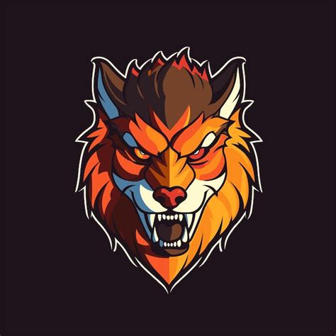 Premium Vector Wolf Mascot Gaming Logo Design Template