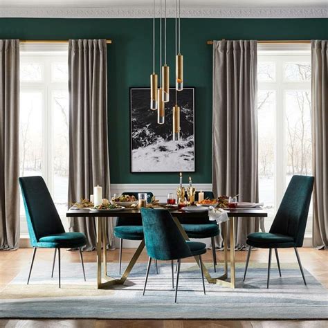 Home Designing 51 Gorgeous Green Dining Rooms With Tips