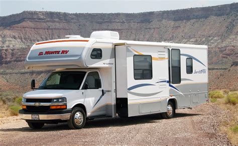 Picture Of A Class C Motorhome Rv Cabover Style Slide Out Montys
