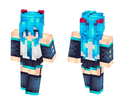 Download My Version Of Hatsune Miku Minecraft Skin For Free