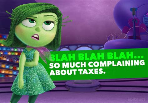 Image Disgust Inside Out Taxes Inside Out Wikia Fandom
