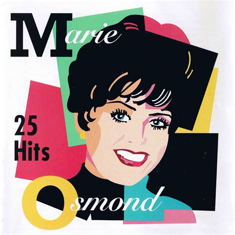 Carátula Frontal De Marie Osmond 25 Hits Portada