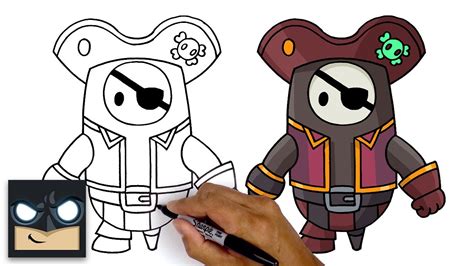 How To Draw Pirate Skin Fall Guys