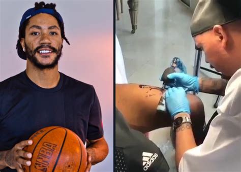 Derrick rose has a bevy of tattoos on his body, which is kind of ironic since the former mvp is scared of needles. Video: Derrick Rose Gets Tattoo of Bruce Lee Portrait ...