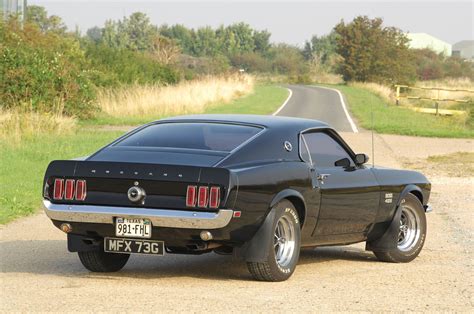 Download Car Black Car Muscle Car Fastback Vehicle Ford Mustang Boss