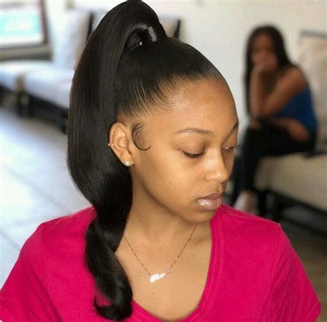Women choose to wear weave ponytails for a variety of reasons—the only one that matters is that it's a personal choice. Pin on weave & braids