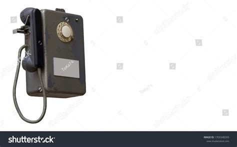 Vintage Rotary Pay Phone Old Public Stock Photo 1703348269 Shutterstock