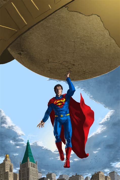 Superman Lifting The Planet By Nbashowtimeonnbc Superman Superman