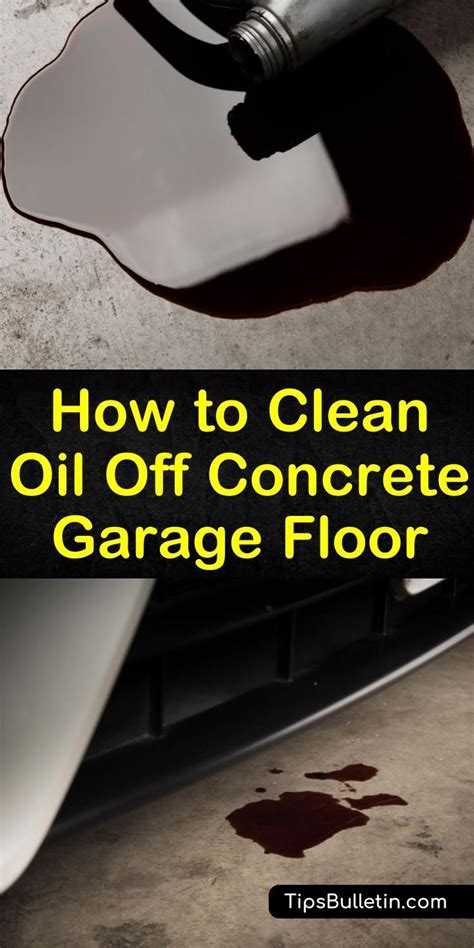 Fast forward to the next day and i came home to 3 huge grease stains on the patio. Smart Ways to Clean Oil Off Concrete Garage Floor ...