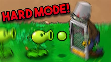 Plants Vs Zombies Hard Mode Mod Pvz Plus Youtube