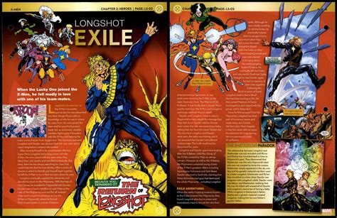Exile Longshot Ls 02 Heroes X Men Marvel Fact File Page