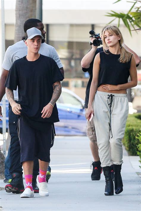 Justin bieber shares first photos of 'bride' hailey baldwin at their wedding. HAILEY BALDWIN and Justin Bieber Out in Beverly Hills 10 ...