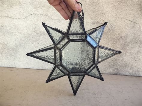 Moravian Star Candle Holder Celestial Decor Moroccan Star Bohemian