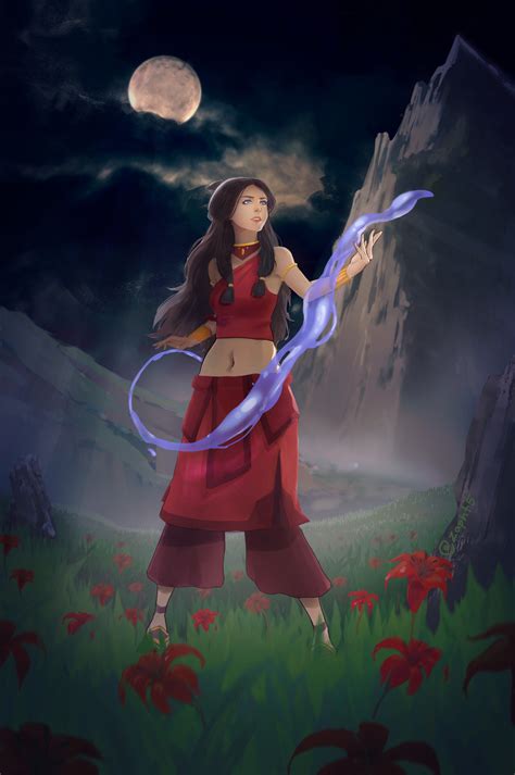 Artstation Fire Nation Katara Avatar The Last Airbender