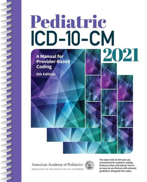 Pediatric Icd 10 Cm 2021 A Manual For Provider Based Coding By