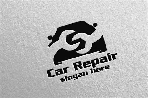 Car Service Logo With Car And Repair Concept 1 109391 Logos