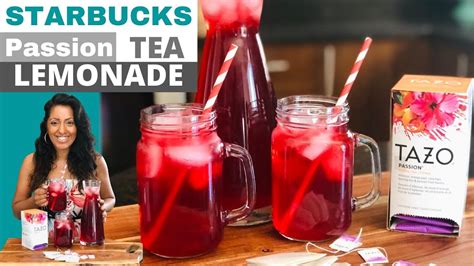 How To Make Starbucks Passion Tea Lemonade Easy Delicious Recipe