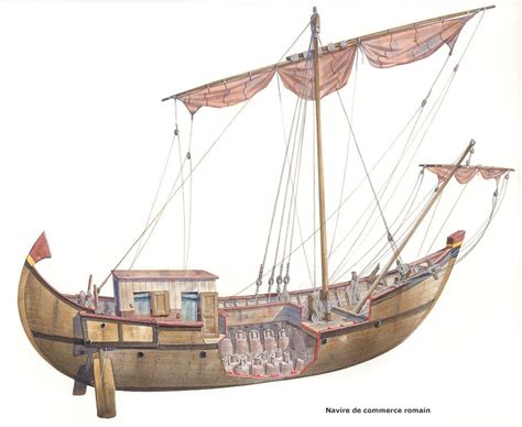 Cross Section Of Roman Merchant Ship Naval History Roman History