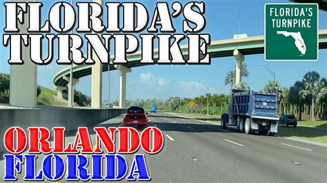Floridas Turnpike Orlando To Ocala Florida 4k Highway Drive