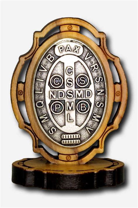 Saint Benedict Table Decor - 2 inches Made in Italy - C1-11565SB | ST PAULS
